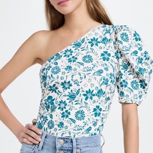 Free people something bout you thing bodysuit in “petal combo”